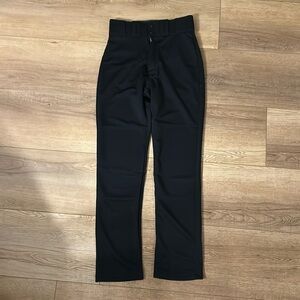 *NWT* Easton Adult Black Open-Bottom baseball pants. Size XS. Waist 26”–28”